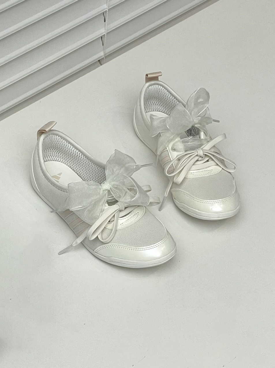 ADIDAS DIONA BALLET 芭蕾舞鞋 紡紗 奶油粉 淡粉 米白 女鞋  JR7317 / 調貨