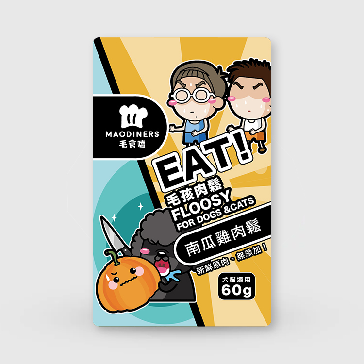 EAT! 南瓜雞肉鬆60g｜犬貓熟食副餐