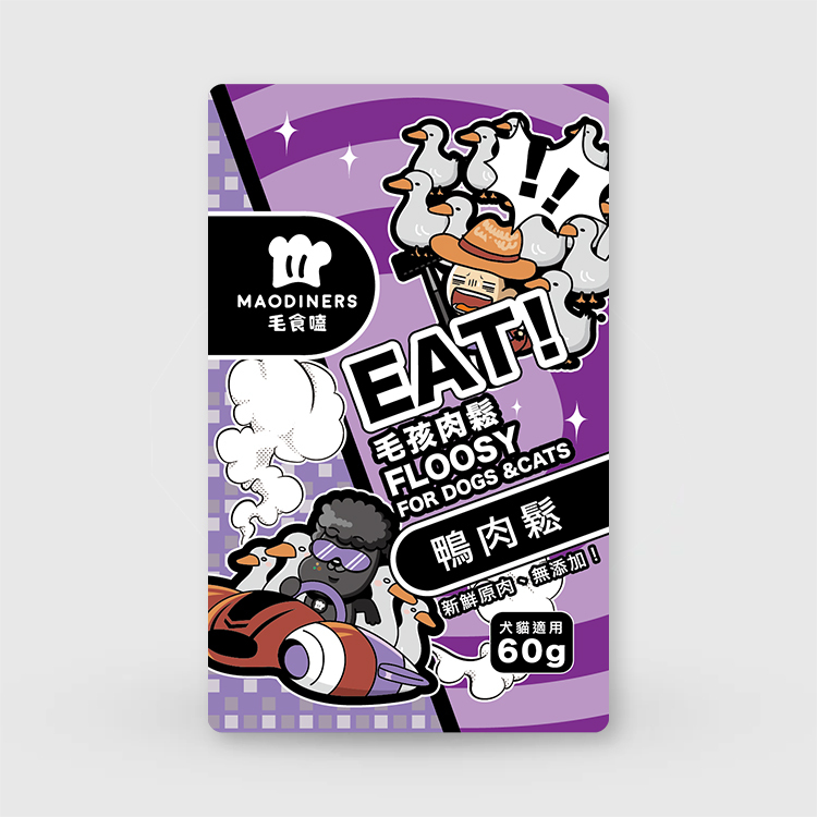 EAT! 鴨肉鬆60g｜犬貓熟食副餐