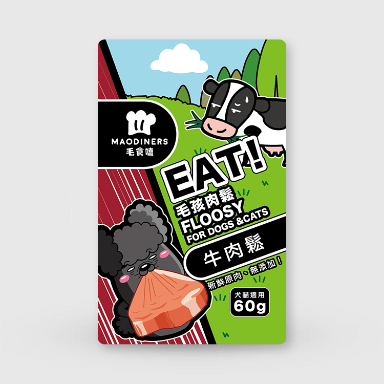 EAT! 牛肉鬆60g｜犬貓熟食副餐