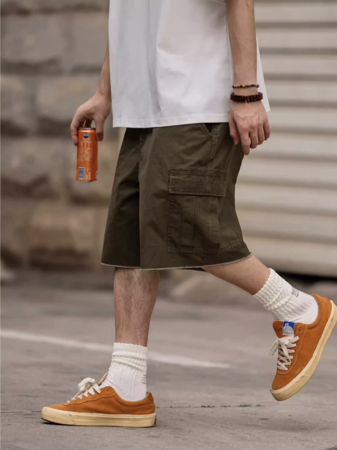 #預購 BTB 25SS 復古 水洗 做舊 大口袋 珠帆竹節 多口袋 工裝短褲 三色