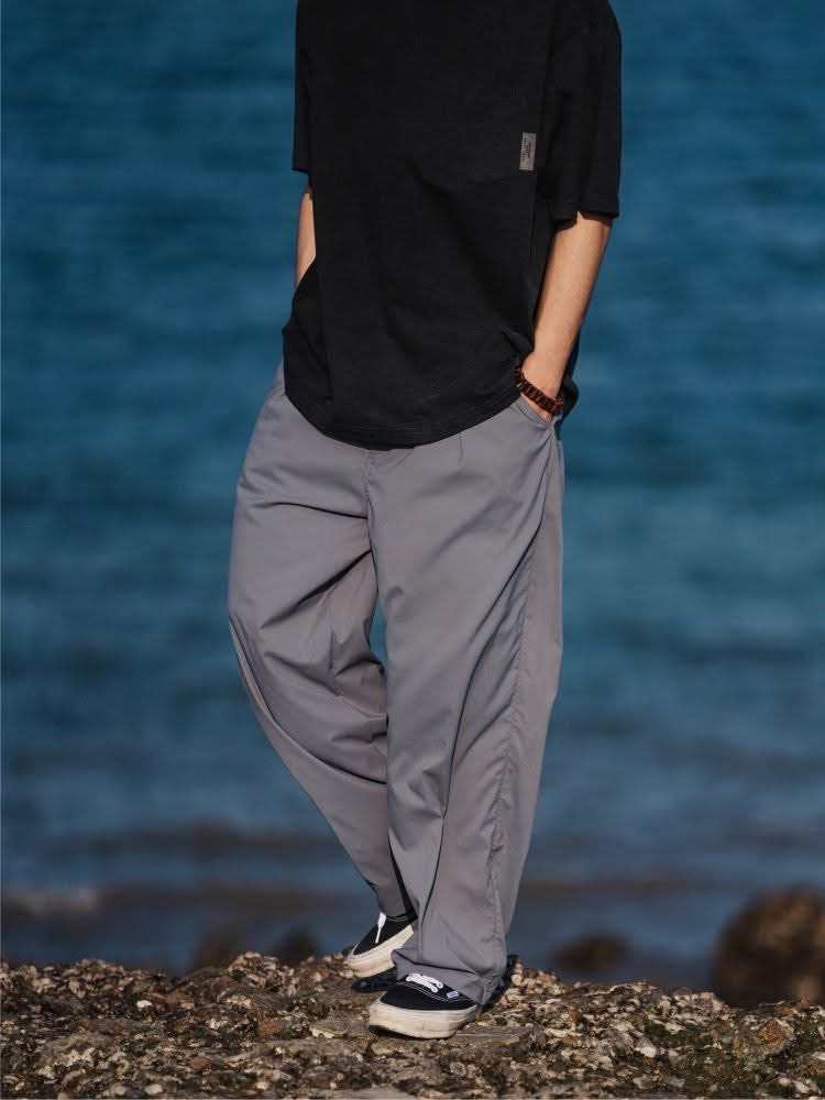 #預購 BTB 25SS 魯道夫涼感 功能面料 微彈微錐形 chino薄款長褲 兩色