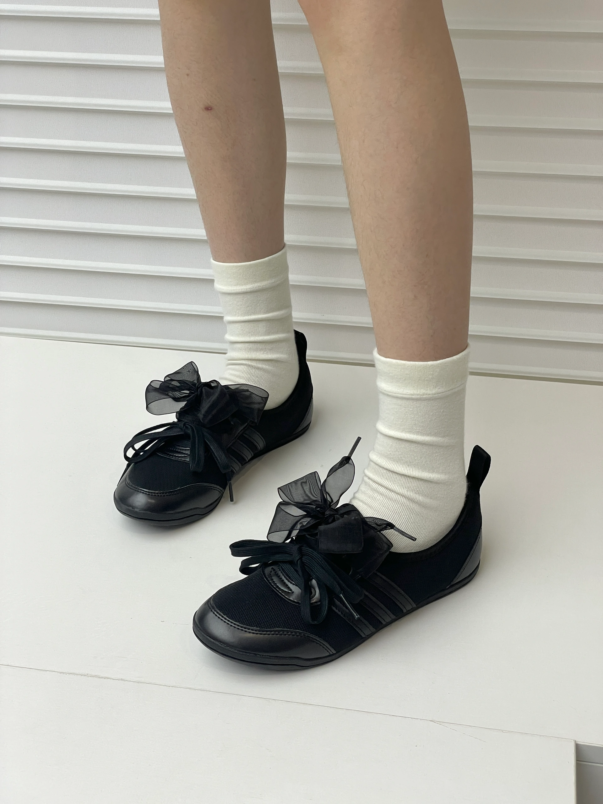 ADIDAS DIONA BALLET 芭蕾舞鞋 紡紗 全黑 黑色 女鞋  JR7318 / 調貨