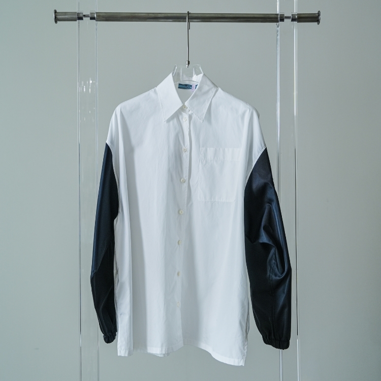 PRADA 熊貓色襯衫