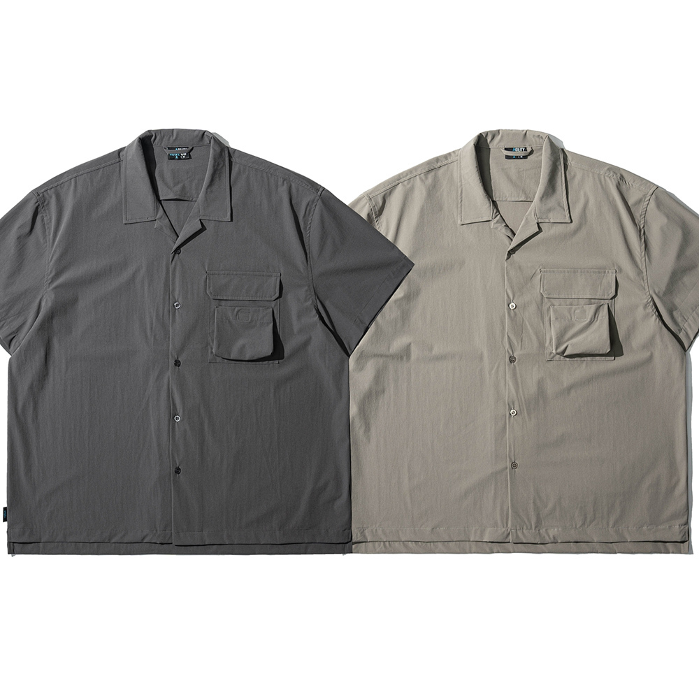 ｜WAVE OFF｜JKS AGILITY 聯名 防潑水 涼感 口袋襯衫 工裝 短袖 上衣 短T 城市 釣魚 路亞