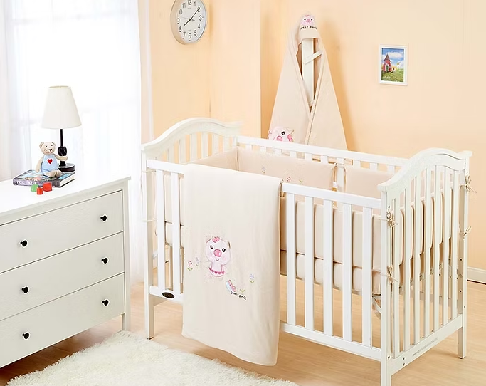 Lenny World LW1006 嬰兒針織床品套裝 - 可愛小豬