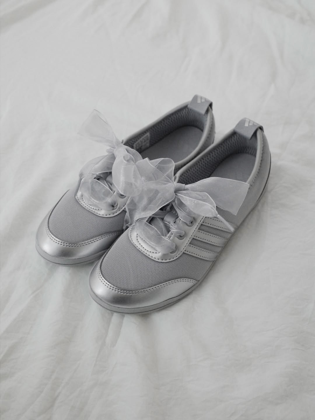 ADIDAS DIONA BALLET 芭蕾舞鞋 紡紗 銀色 灰銀 女鞋  JR7319 / 預購