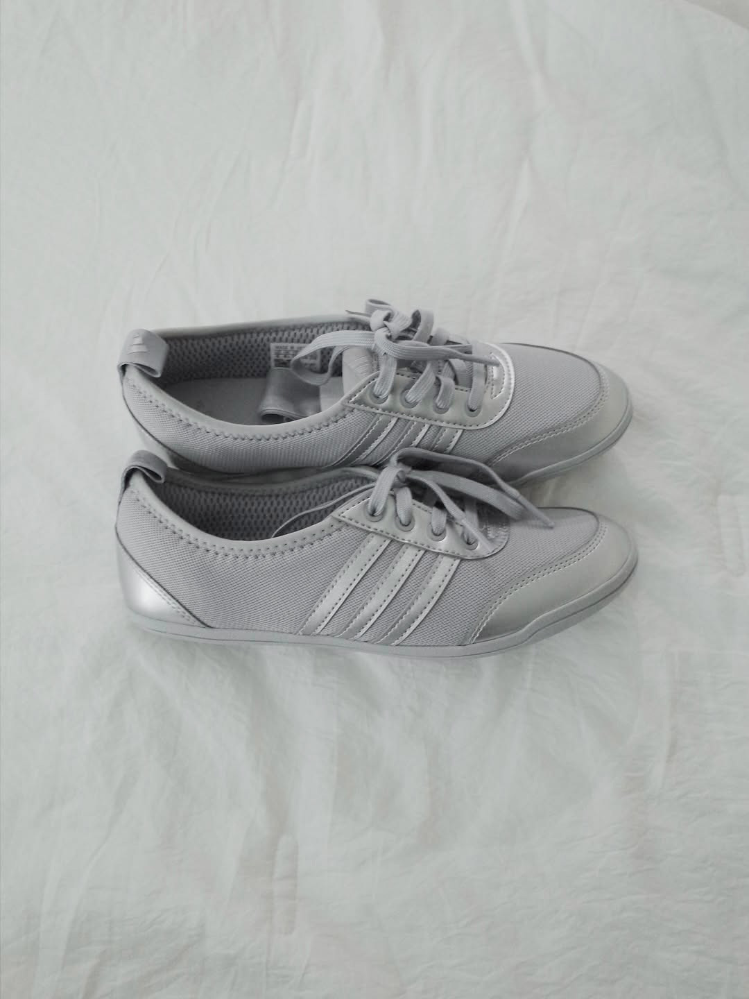 ADIDAS DIONA BALLET 芭蕾舞鞋 紡紗 銀色 灰銀 女鞋  JR7319 / 預購