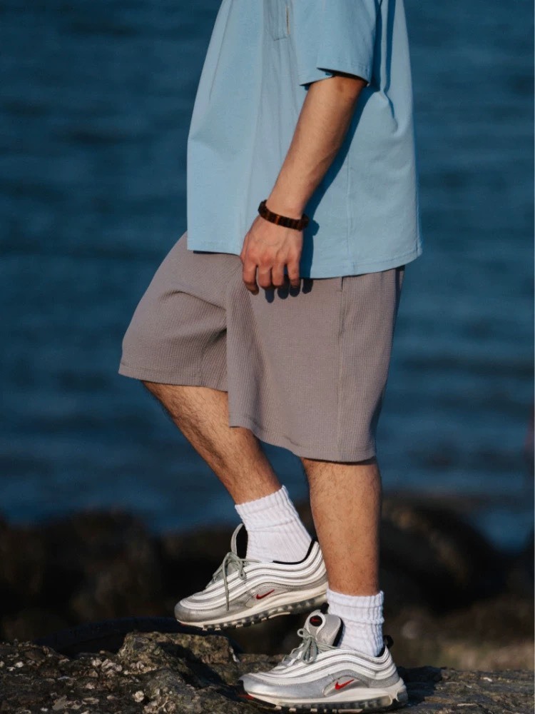 #預購 BTB 25SS SOLOTEX 華夫格 抗皺 透氣 肌理 寬鬆 口袋 運動 休閒短褲 兩色