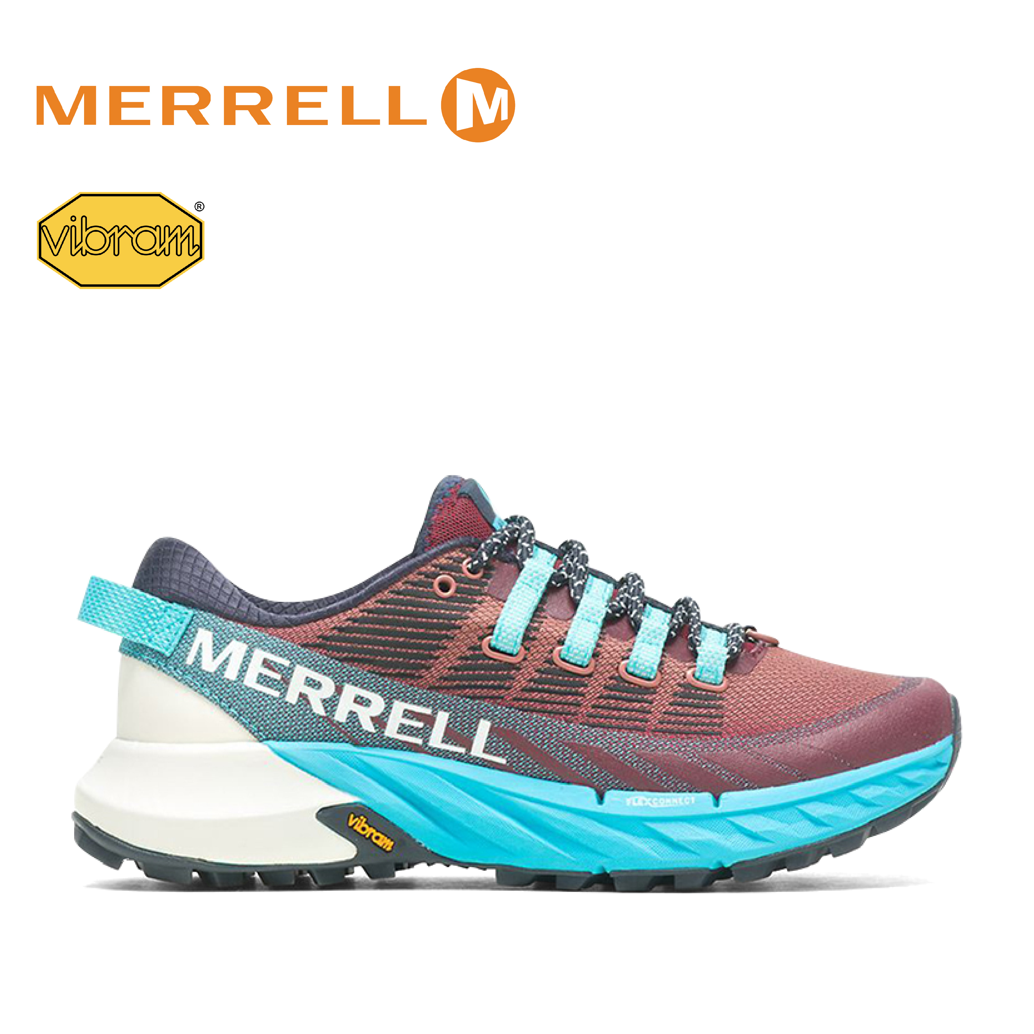 MERRELL 美國  AGILITY PEAK 4 輕量越野鞋 女款 (酒紅色) 31ML067546