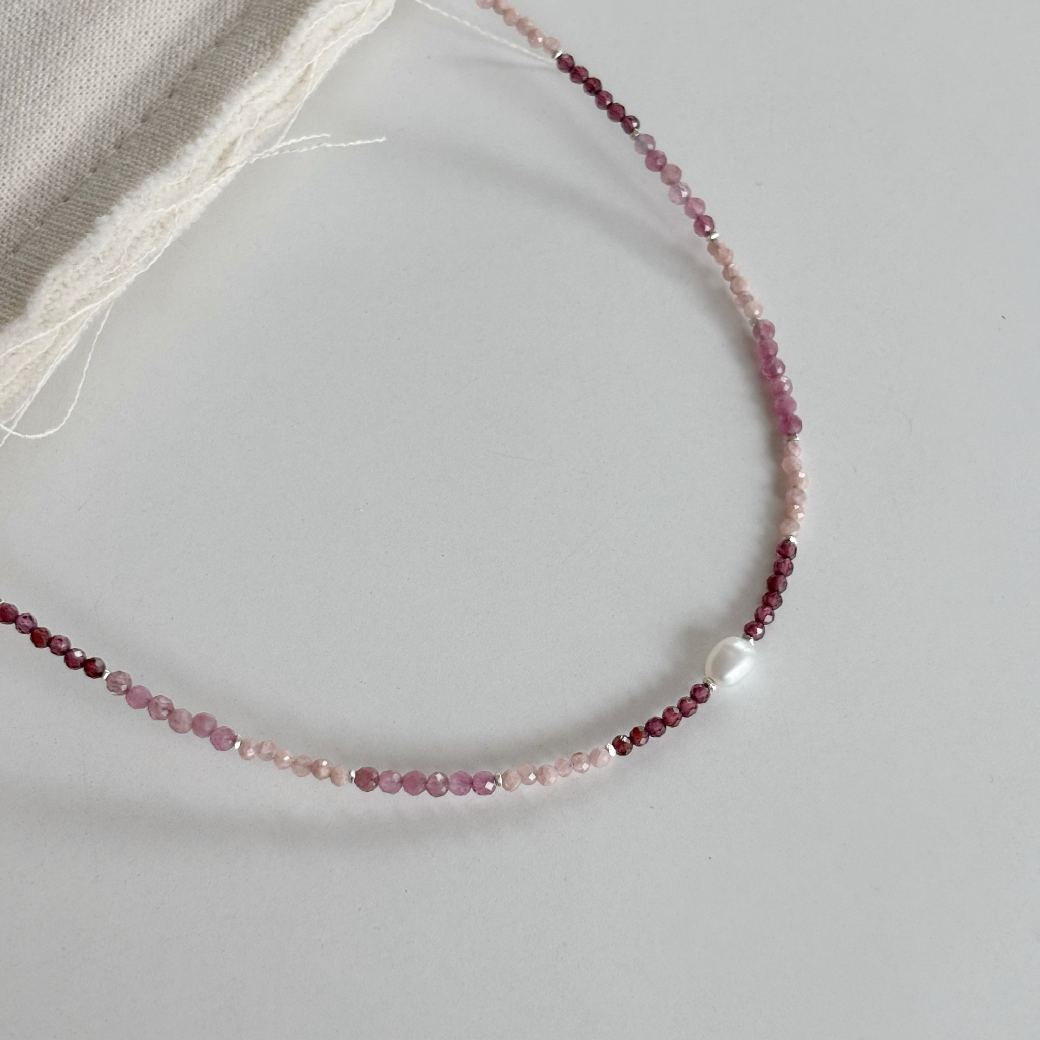 Berry pearl手工項鍊