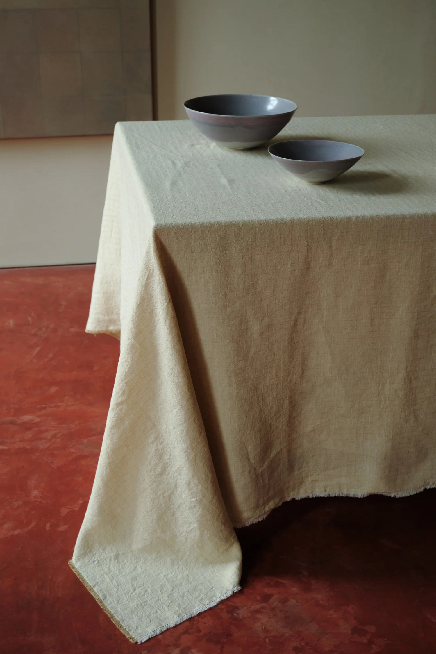 Chroma 亞麻餐巾＿胡桃棕影