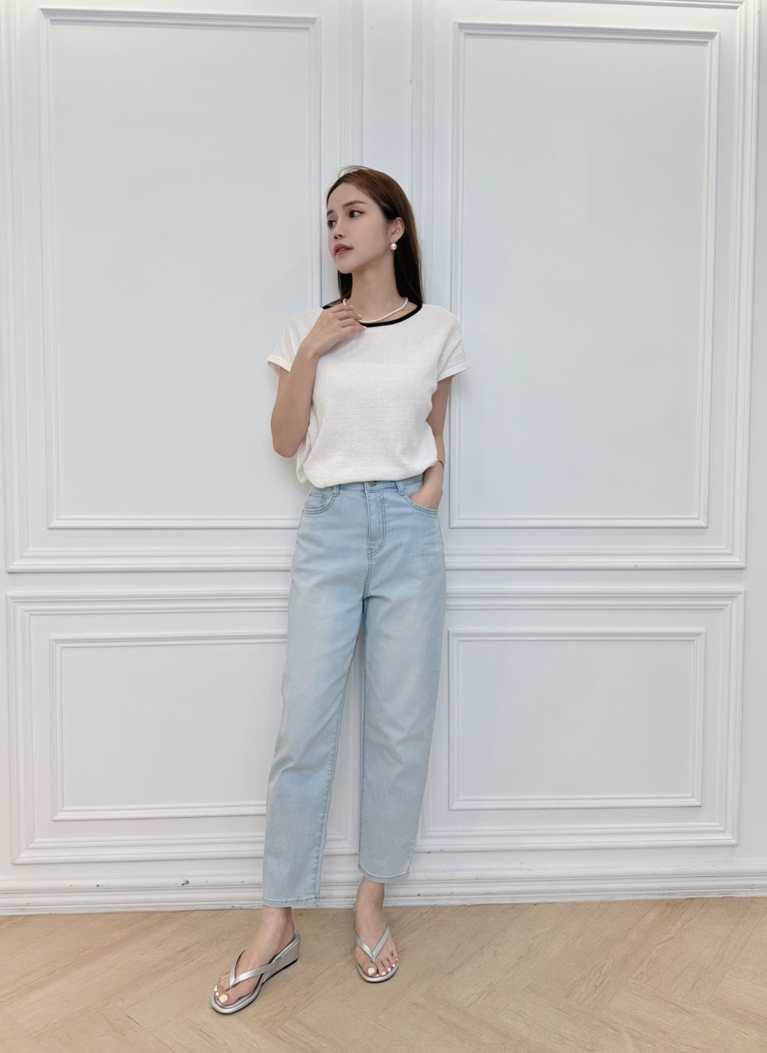 涼感男友牛仔褲