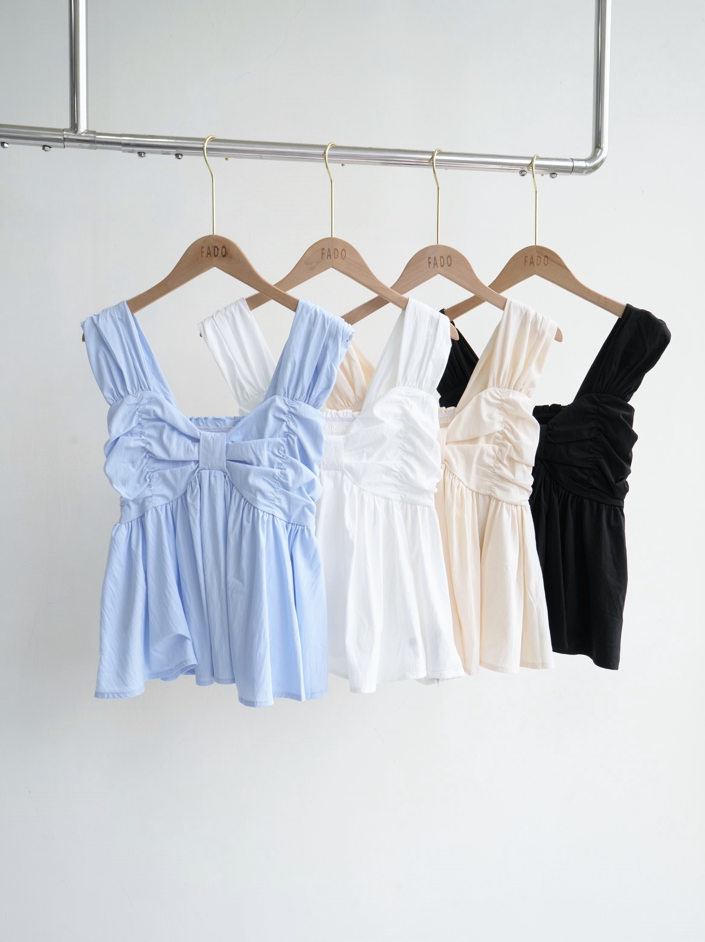 法朵Fado shop｜後鬆緊抓皺背心 1703012