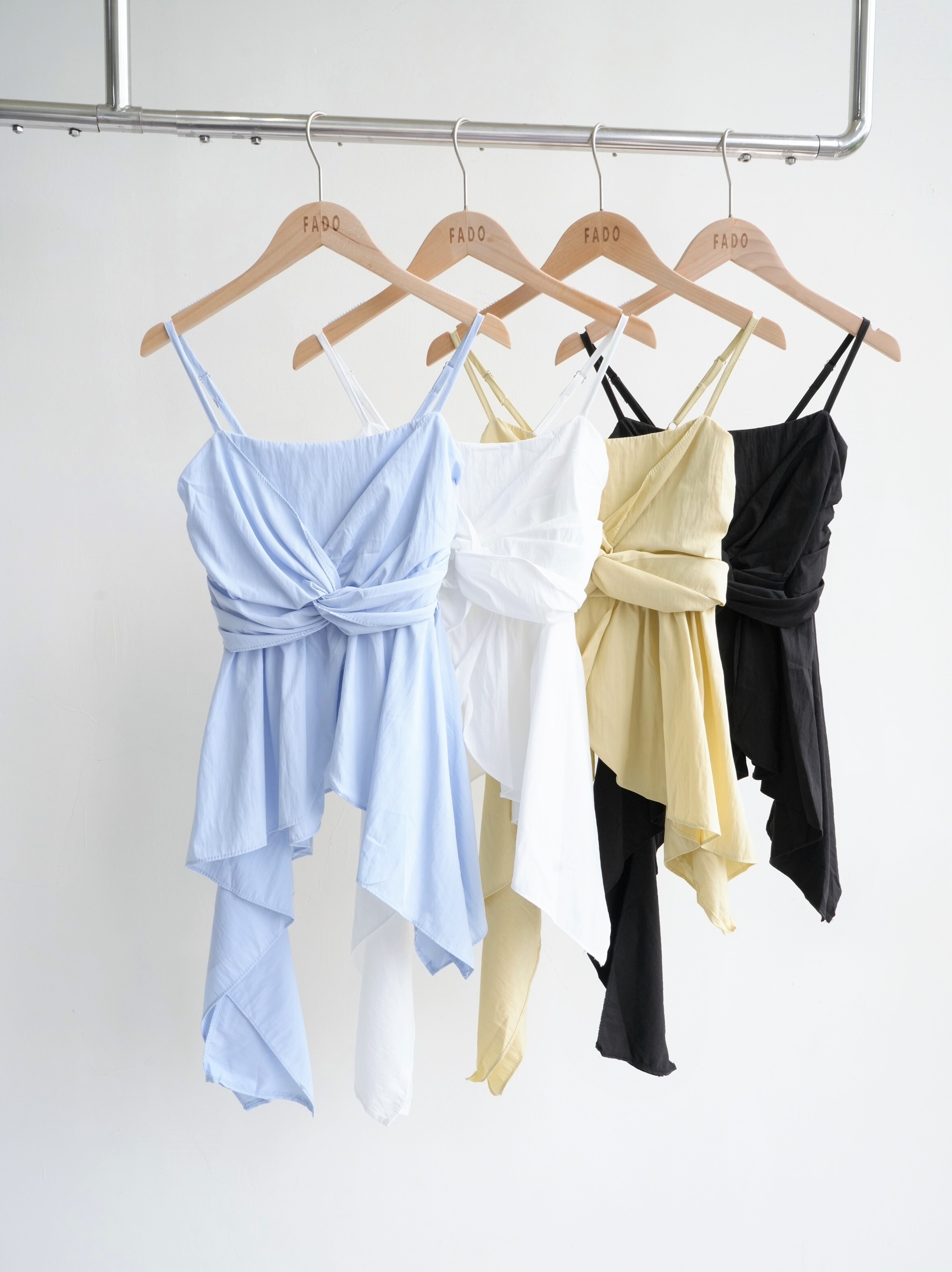 法朵Fado shop｜ 下擺造型抓皺背心 1703011