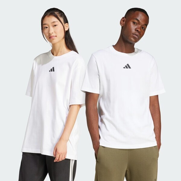 Adidas M L G Eng Tee JP1527 男女 T恤 運動上衣 休閒短袖 白 亞版