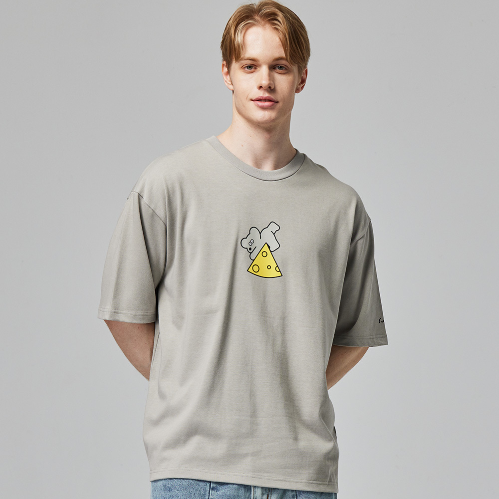 ANDY THE MOUSE,ANDY,安迪老鼠,T恤,厚磅T,重磅純棉T,寬版T,挺版短T,男女共版T,寬版T,棉T,精梳棉,印花T恤,潮流T恤,日系插畫T,中性T恤,親膚棉T,夏季T恤,扎實,柔軟,不悶熱,親膚