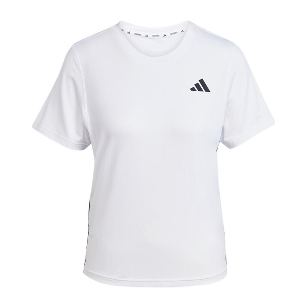 Adidas TE 3S Crew Tee JH1393 女 T恤 運動上衣 休閒短袖 健身 訓練 白