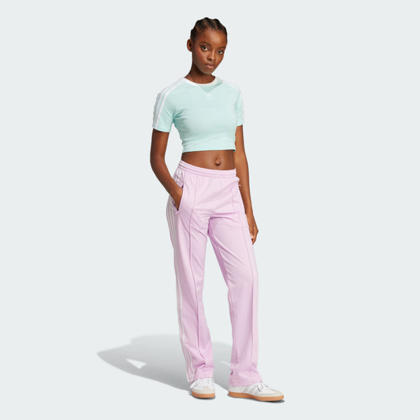 Adidas 3 S Baby Tee JD0306 女 T恤 運動上衣 休閒短袖 短版 藍綠 亞版