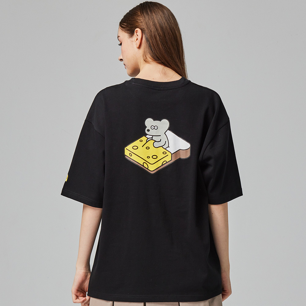ANDY THE MOUSE,ANDY,安迪老鼠,T恤,厚磅T,重磅純棉T,寬版T,挺版短T,男女共版T,寬版T,棉T,精梳棉,印花T恤,潮流T恤,日系插畫T,中性T恤,親膚棉T,夏季T恤,扎實,柔軟,不悶熱,親膚
