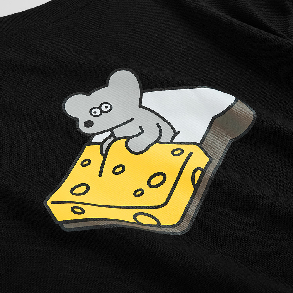 ANDY THE MOUSE,ANDY,安迪老鼠,T恤,厚磅T,重磅純棉T,寬版T,挺版短T,男女共版T,寬版T,棉T,精梳棉,印花T恤,潮流T恤,日系插畫T,中性T恤,親膚棉T,夏季T恤,扎實,柔軟,不悶熱,親膚