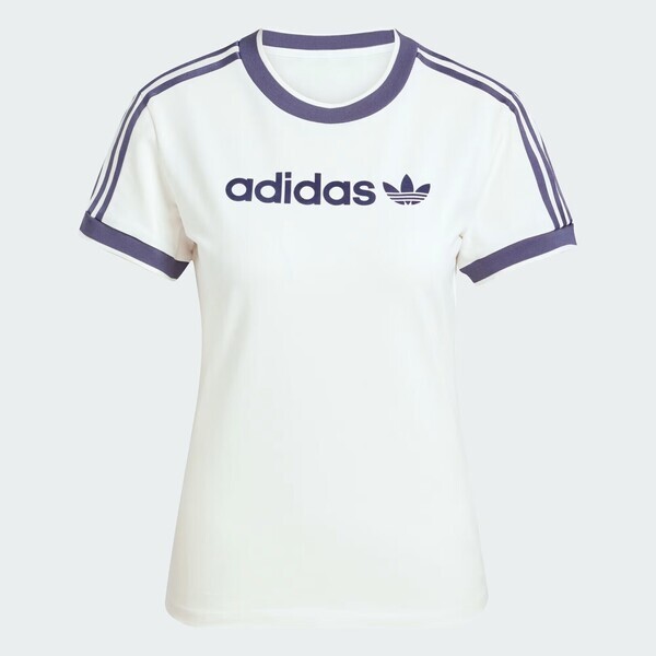 Adidas Linear Cali Tee JD2723 女 T恤 運動上衣 休閒短袖 白 亞版