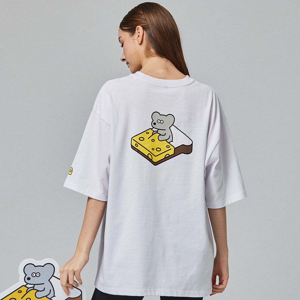 ANDY THE MOUSE,ANDY,安迪老鼠,T恤,厚磅T,重磅純棉T,寬版T,挺版短T,男女共版T,寬版T,棉T,精梳棉,印花T恤,潮流T恤,日系插畫T,中性T恤,親膚棉T,夏季T恤,扎實,柔軟,不悶熱,親膚
