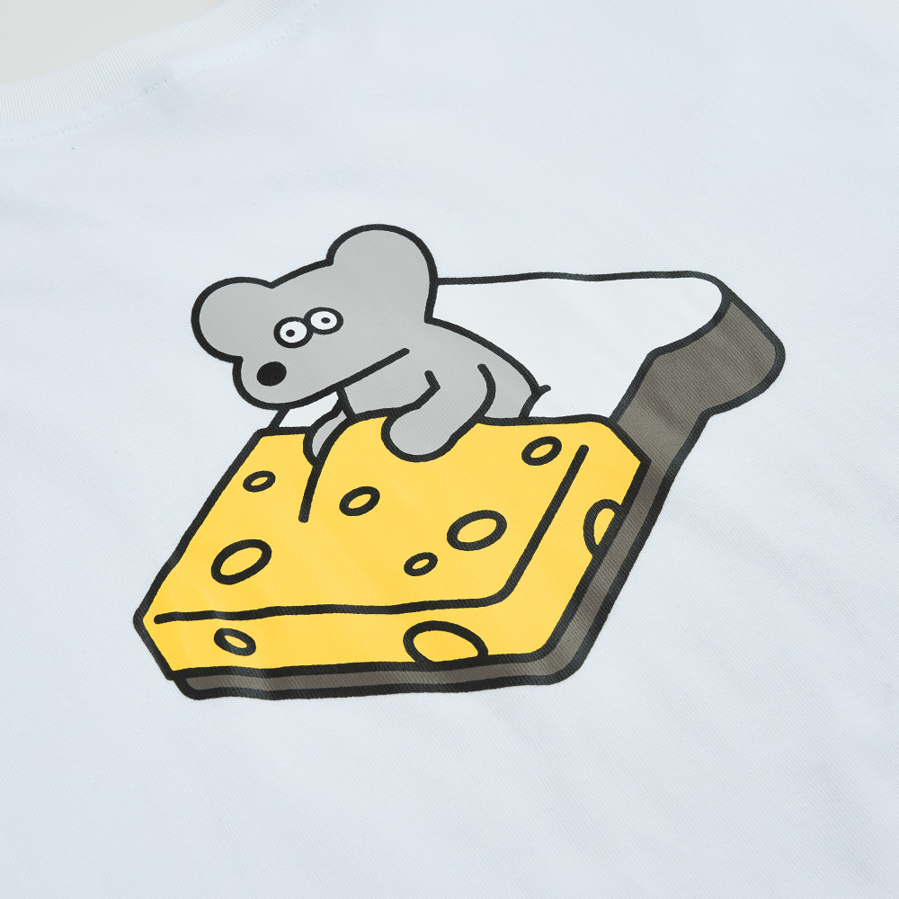 ANDY THE MOUSE,ANDY,安迪老鼠,T恤,厚磅T,重磅純棉T,寬版T,挺版短T,男女共版T,寬版T,棉T,精梳棉,印花T恤,潮流T恤,日系插畫T,中性T恤,親膚棉T,夏季T恤,扎實,柔軟,不悶熱,親膚