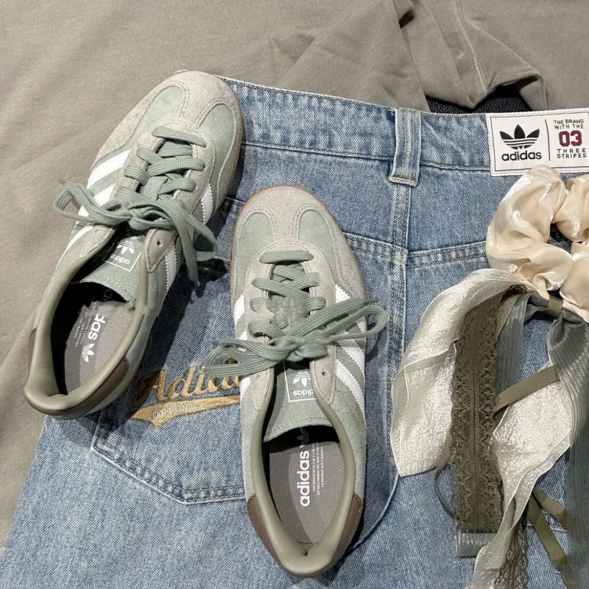 ADIDAS GAZEELLE INDDOR 綠棕 蘋果綠 焦糖底 麂皮 休閒鞋 男女鞋 JI3526