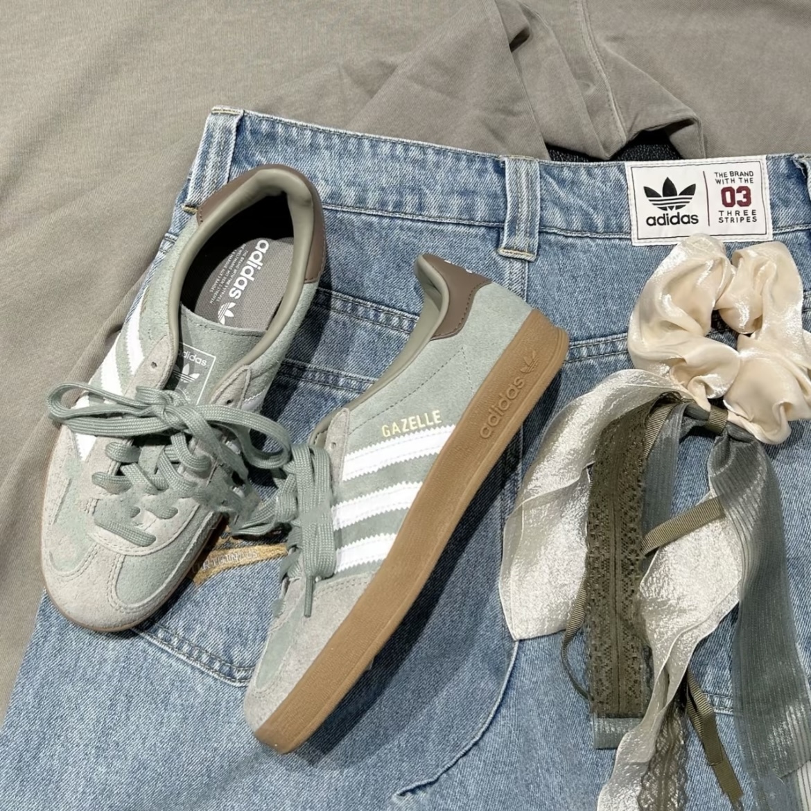 ADIDAS GAZEELLE INDDOR 綠棕 蘋果綠 焦糖底 麂皮 休閒鞋 男女鞋 JI3526