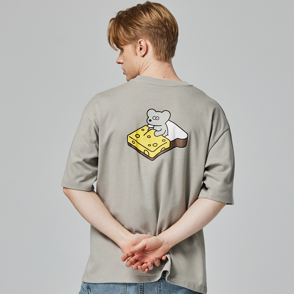 ANDY THE MOUSE,ANDY,安迪老鼠,T恤,厚磅T,重磅純棉T,寬版T,挺版短T,男女共版T,寬版T,棉T,精梳棉,印花T恤,潮流T恤,日系插畫T,中性T恤,親膚棉T,夏季T恤,扎實,柔軟,不悶熱,親膚