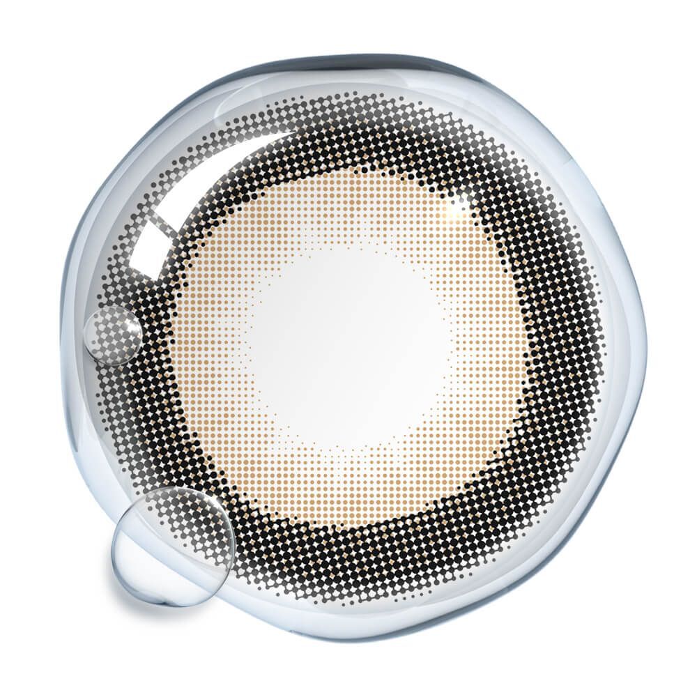 [月拋] Honey Drops Silicone Hydrogel 1 Month Mel Pudding｜矽水凝膠彩妝隱形眼鏡｜每盒2片