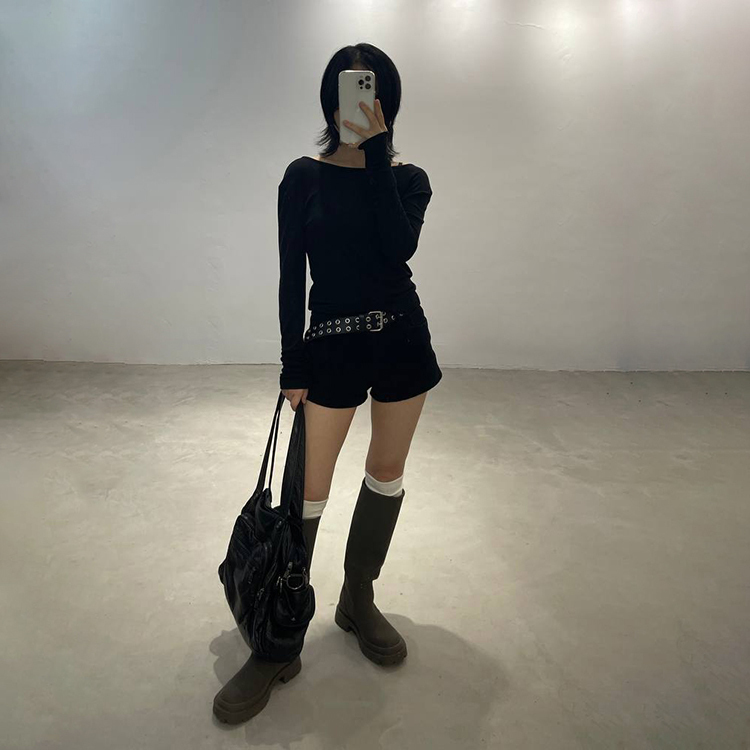 高腰簡約短褲(-20%)