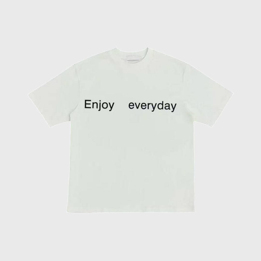 Enjoy everyday字母短T