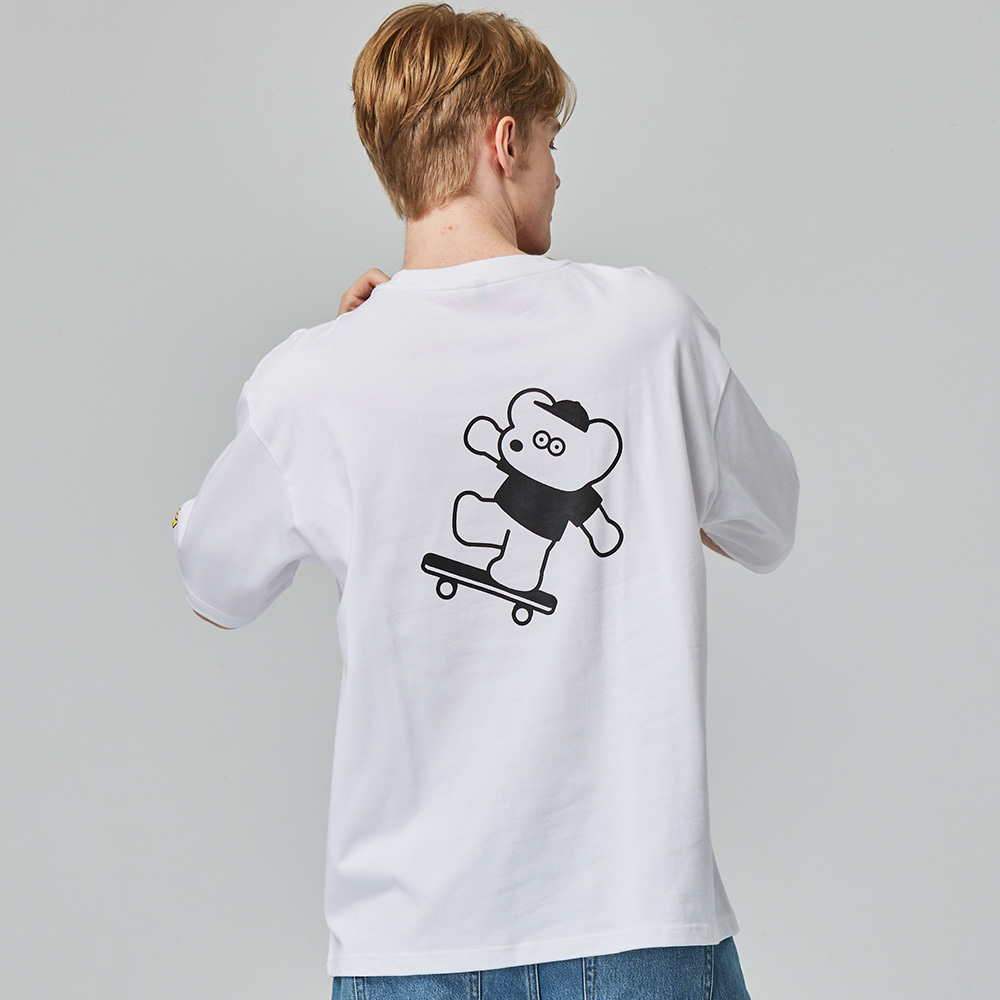 ANDY THE MOUSE,ANDY,安迪老鼠,T恤,厚磅T,重磅純棉T,寬版T,挺版短T,男女共版T,寬版T,棉T,精梳棉,印花T恤,潮流T恤,日系插畫T,中性T恤,親膚棉T,夏季T恤,扎實,柔軟,不悶熱,親膚