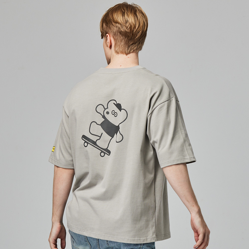 ANDY THE MOUSE,ANDY,安迪老鼠,T恤,厚磅T,重磅純棉T,寬版T,挺版短T,男女共版T,寬版T,棉T,精梳棉,印花T恤,潮流T恤,日系插畫T,中性T恤,親膚棉T,夏季T恤,扎實,柔軟,不悶熱,親膚