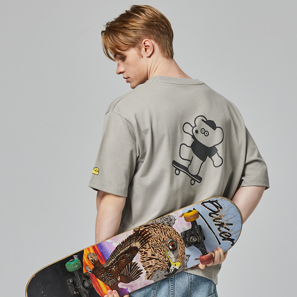 ANDY THE MOUSE,ANDY,安迪老鼠,T恤,厚磅T,重磅純棉T,寬版T,挺版短T,男女共版T,寬版T,棉T,精梳棉,印花T恤,潮流T恤,日系插畫T,中性T恤,親膚棉T,夏季T恤,扎實,柔軟,不悶熱,親膚