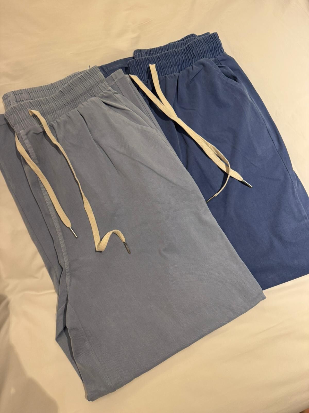 （3245）橡筋腰薄料褲 (2色可選)