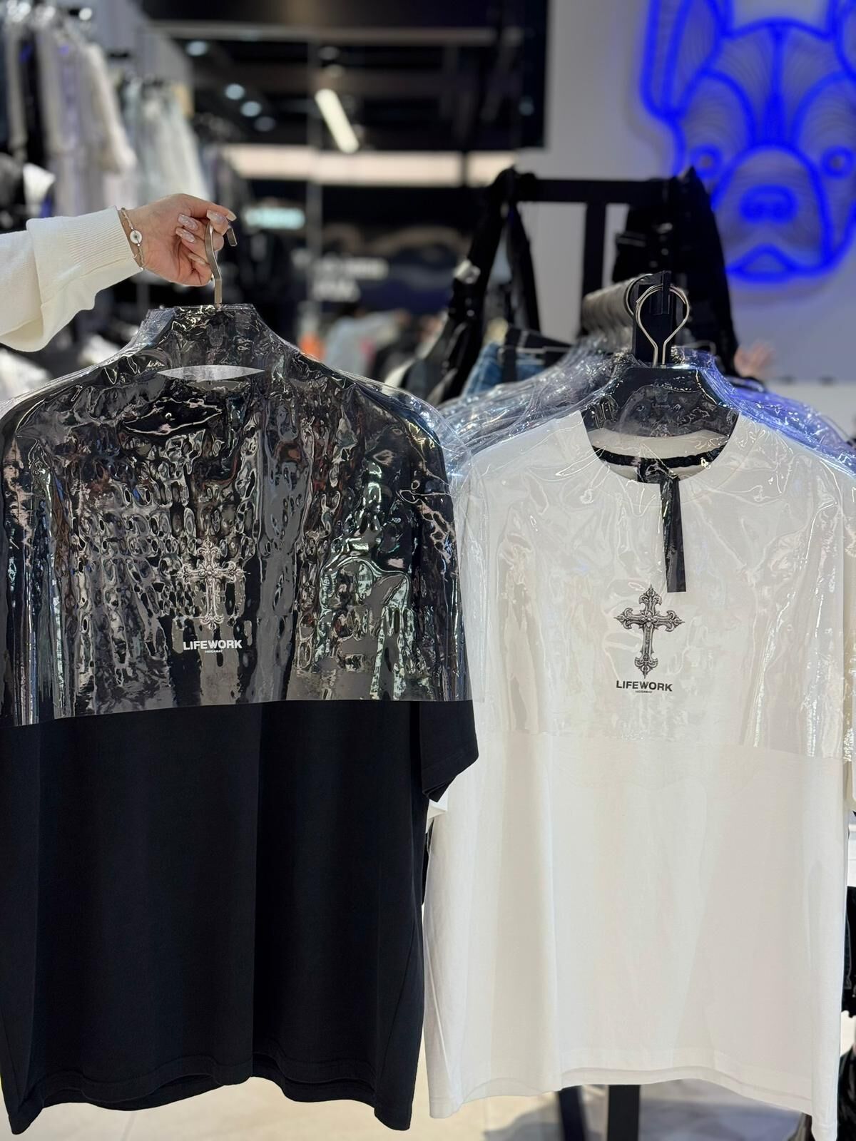 （3250）Life work 十字架tee