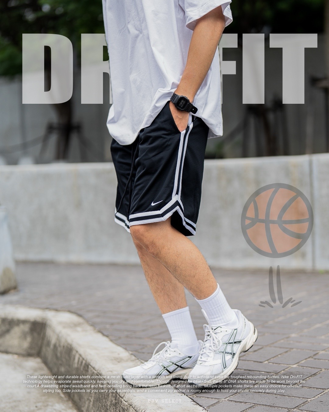 #現貨 Nike Dri-FIT 籃球褲  運動短褲 FN2652-010 黑色