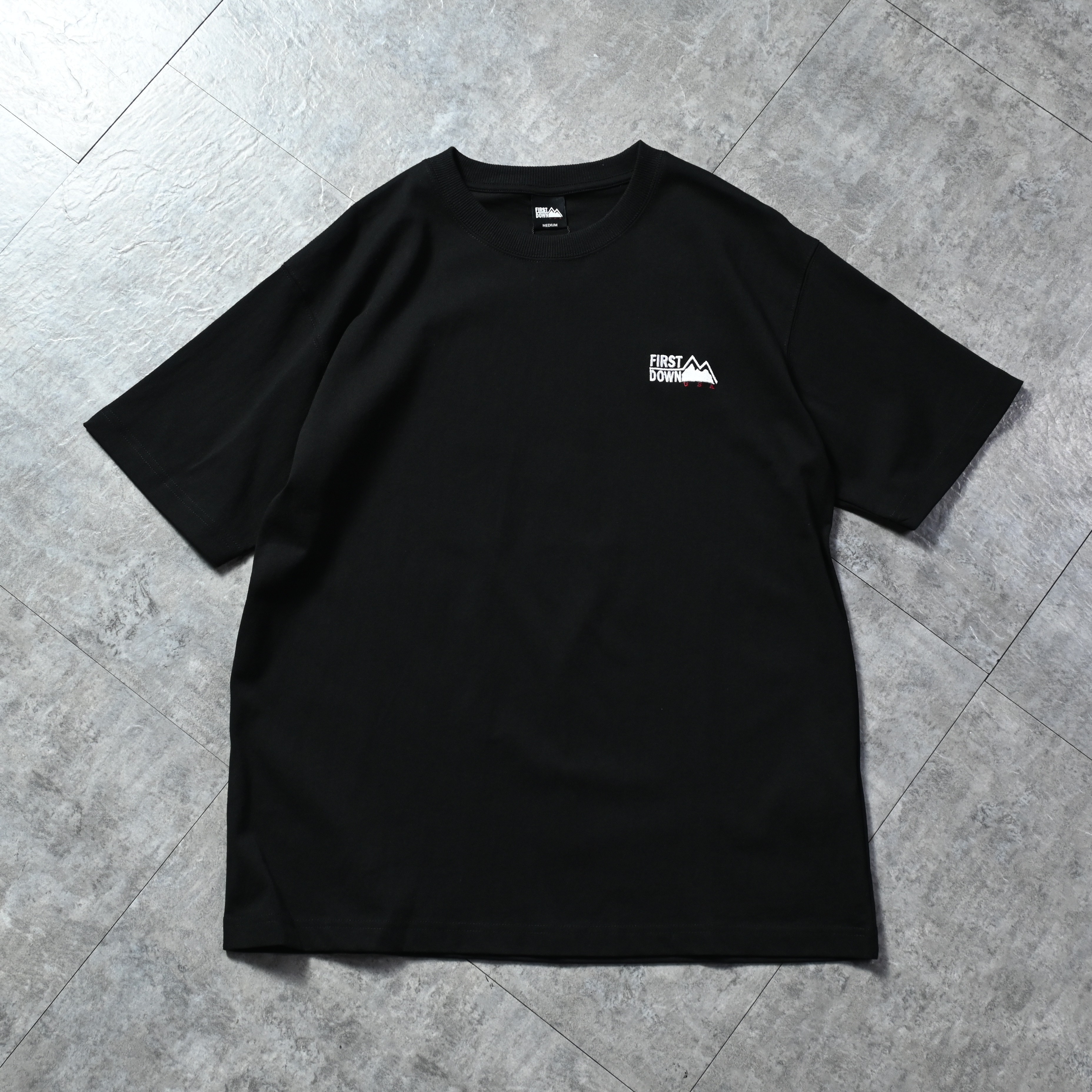 First Down USA Embroidery Logo Tee