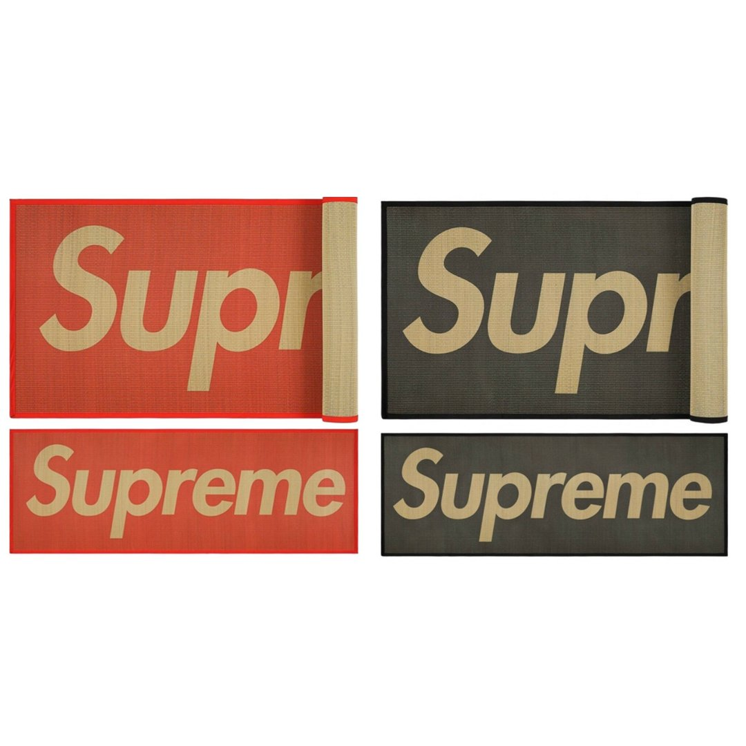 2020SS SUPREME Woven Straw Mat 編織 草蓆 墊子 地墊 現貨