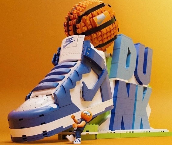 Nike Dunk x 樂高® 藍色