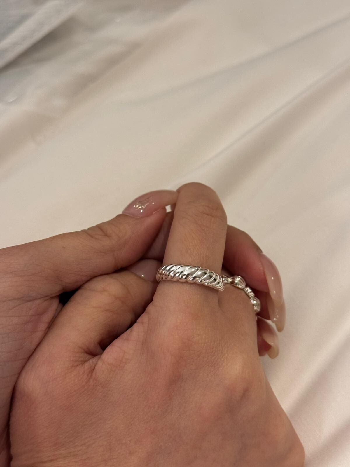 （3272）牛角包925純銀戒指