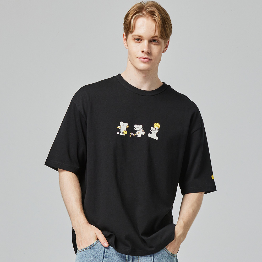ANDY THE MOUSE,ANDY,安迪老鼠,T恤,厚磅T,重磅純棉T,寬版T,挺版短T,男女共版T,寬版T,棉T,精梳棉,印花T恤,潮流T恤,日系插畫T,中性T恤,親膚棉T,夏季T恤,扎實,柔軟,不悶熱,親膚