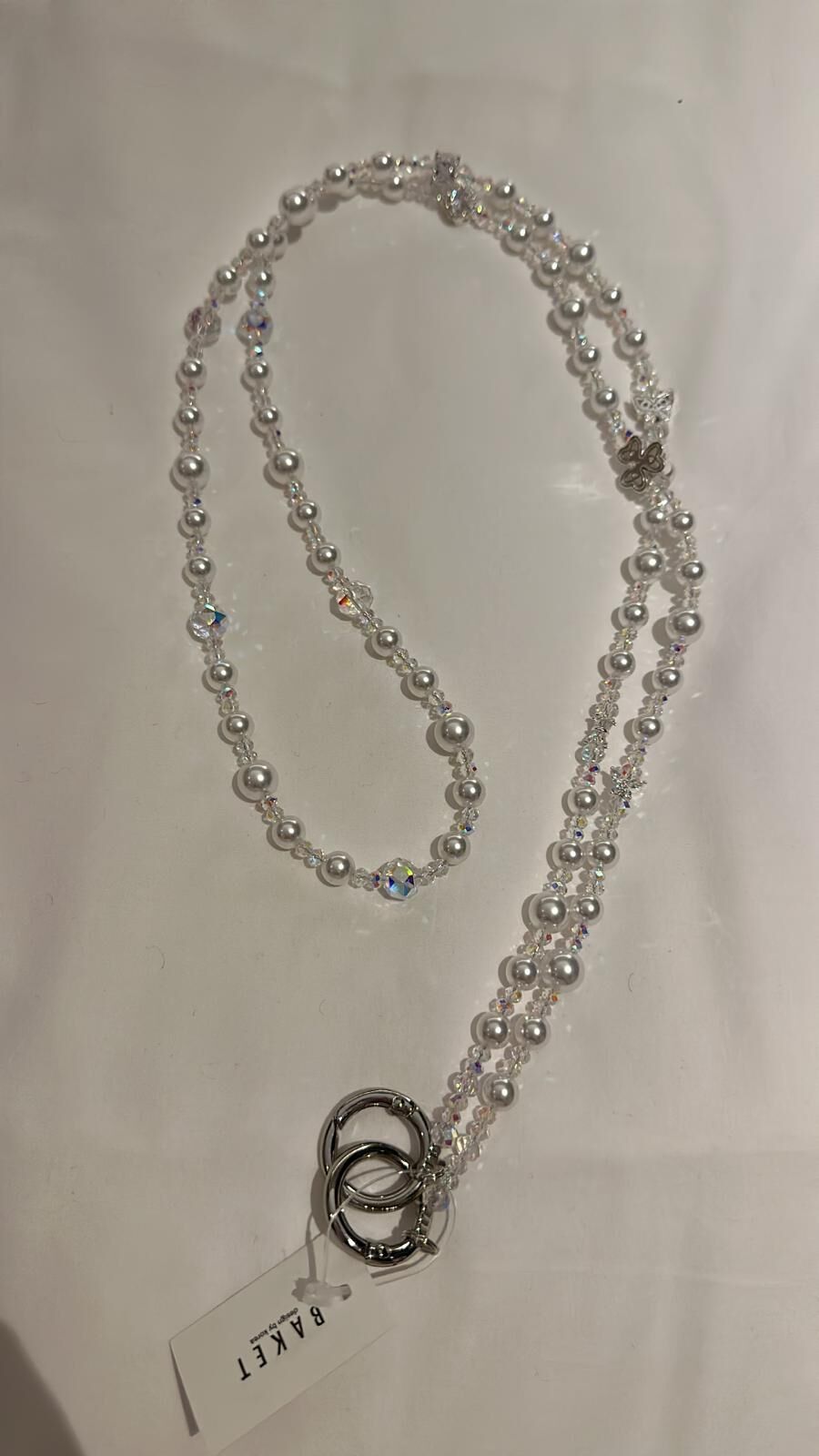 (3278) 珍珠蝴蝶閃閃電話繩