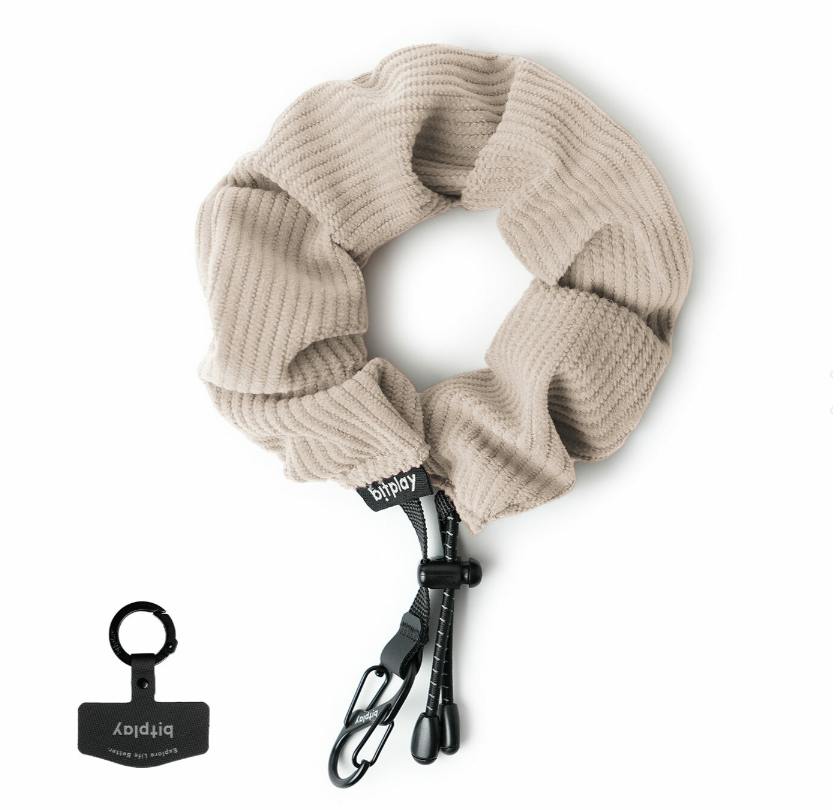 bitplay | Scrunchie Wrist Strap Cozy Series 燈芯絨 圈圈手腕掛繩 (含掛繩通用墊片）