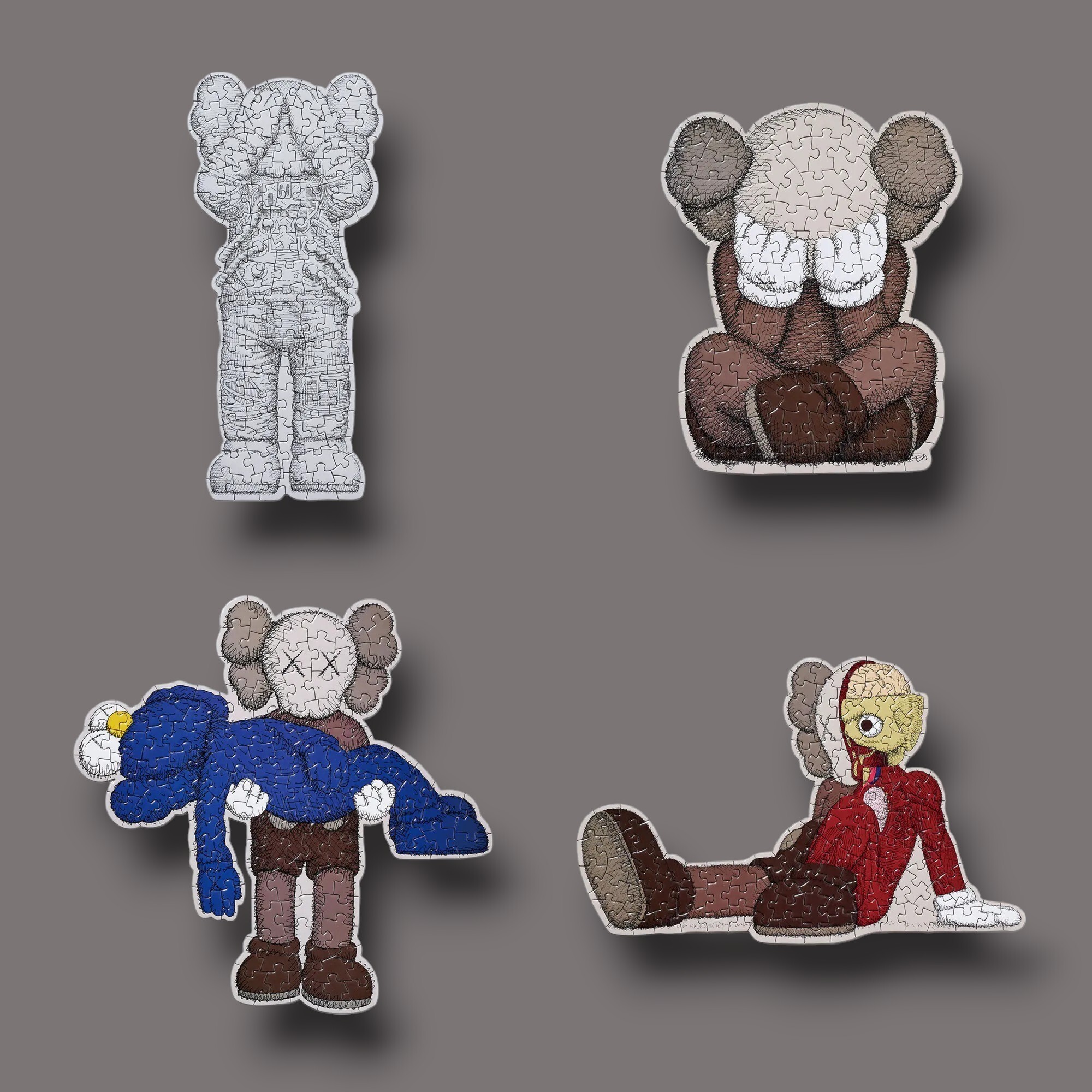 KAWS TOKYO FIRST 拼圖 展覽 限定 限量 100片 4款 現貨