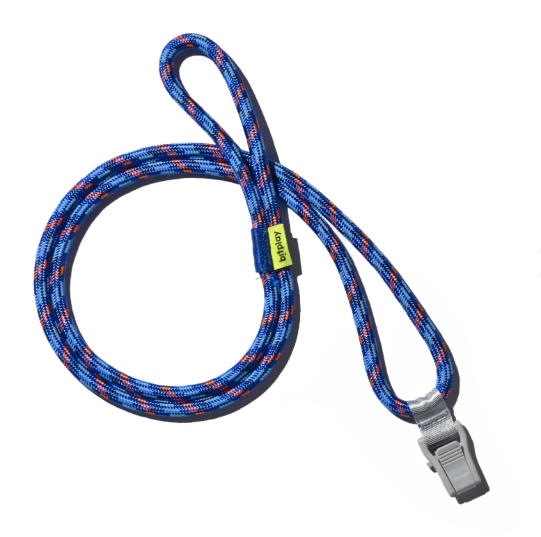 bitplay｜8mm撞色掛繩 (含掛繩通用墊片) 藍/紅棕/岩灰/卡其黃