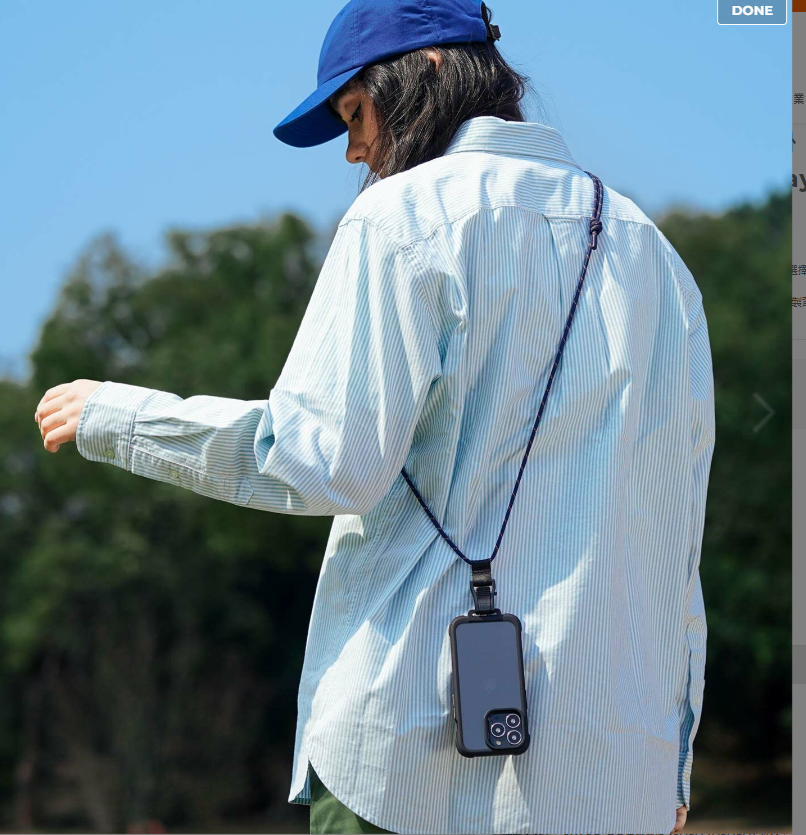 bitplay｜6mm風格掛繩 (含掛繩通用墊片) 黑色/沙色